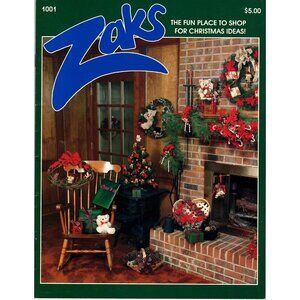 Vintage 90s Zaks Holiday Idea Pattern Book Halloween, Christmas Decorations